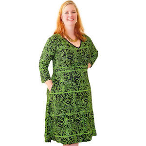 Svaha Circuits Fit and Flare Dress 2x-3x